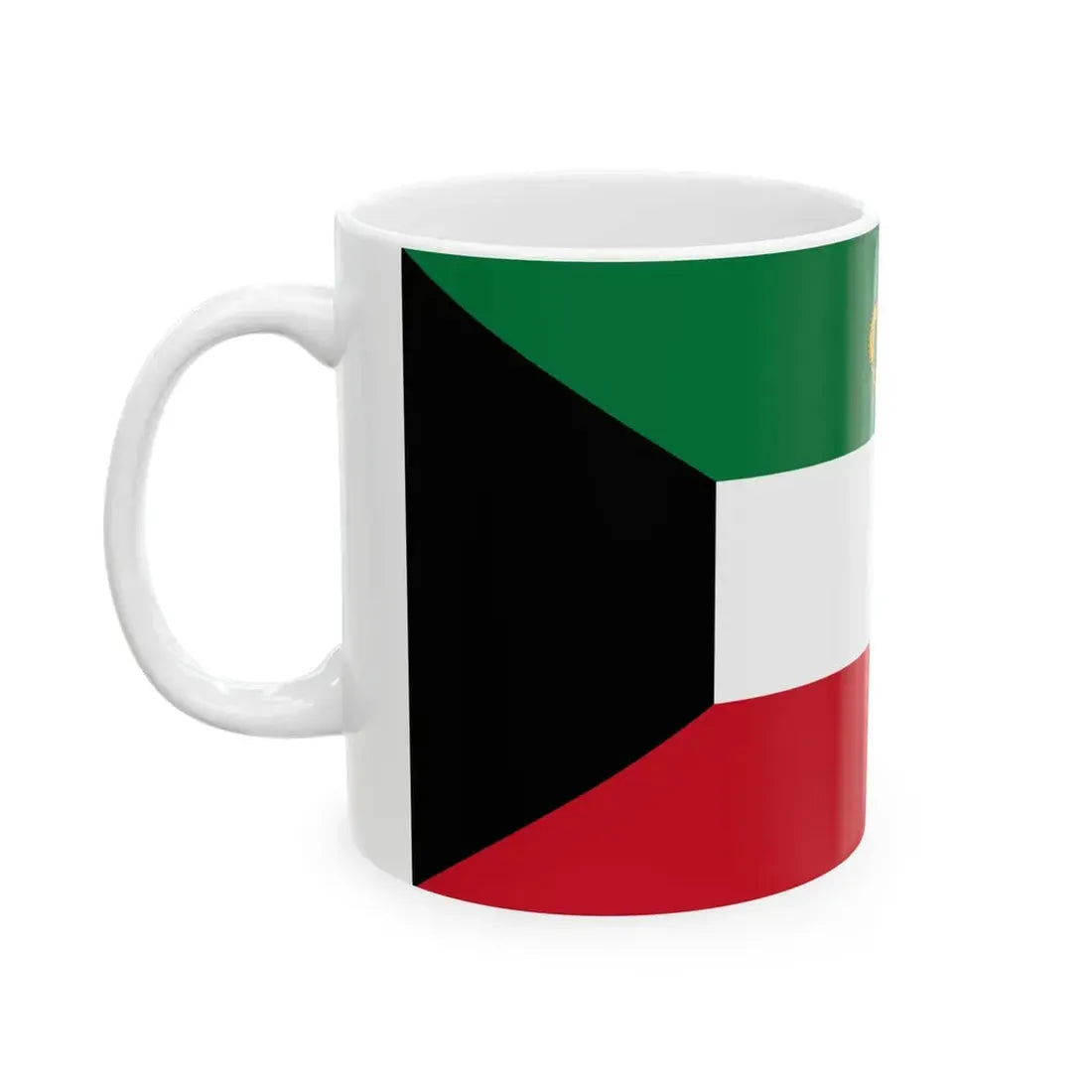 Standard of the Emir of Kuwait (Kuwait) White Coffee Mug - Go Mug Yourself