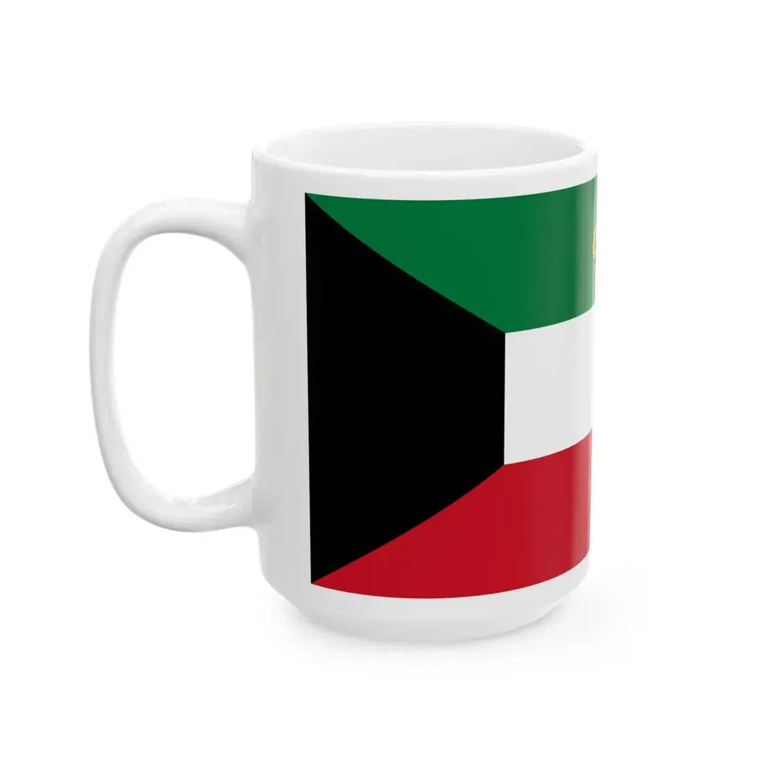 Standard of the Emir of Kuwait (Kuwait) White Coffee Mug - Go Mug Yourself