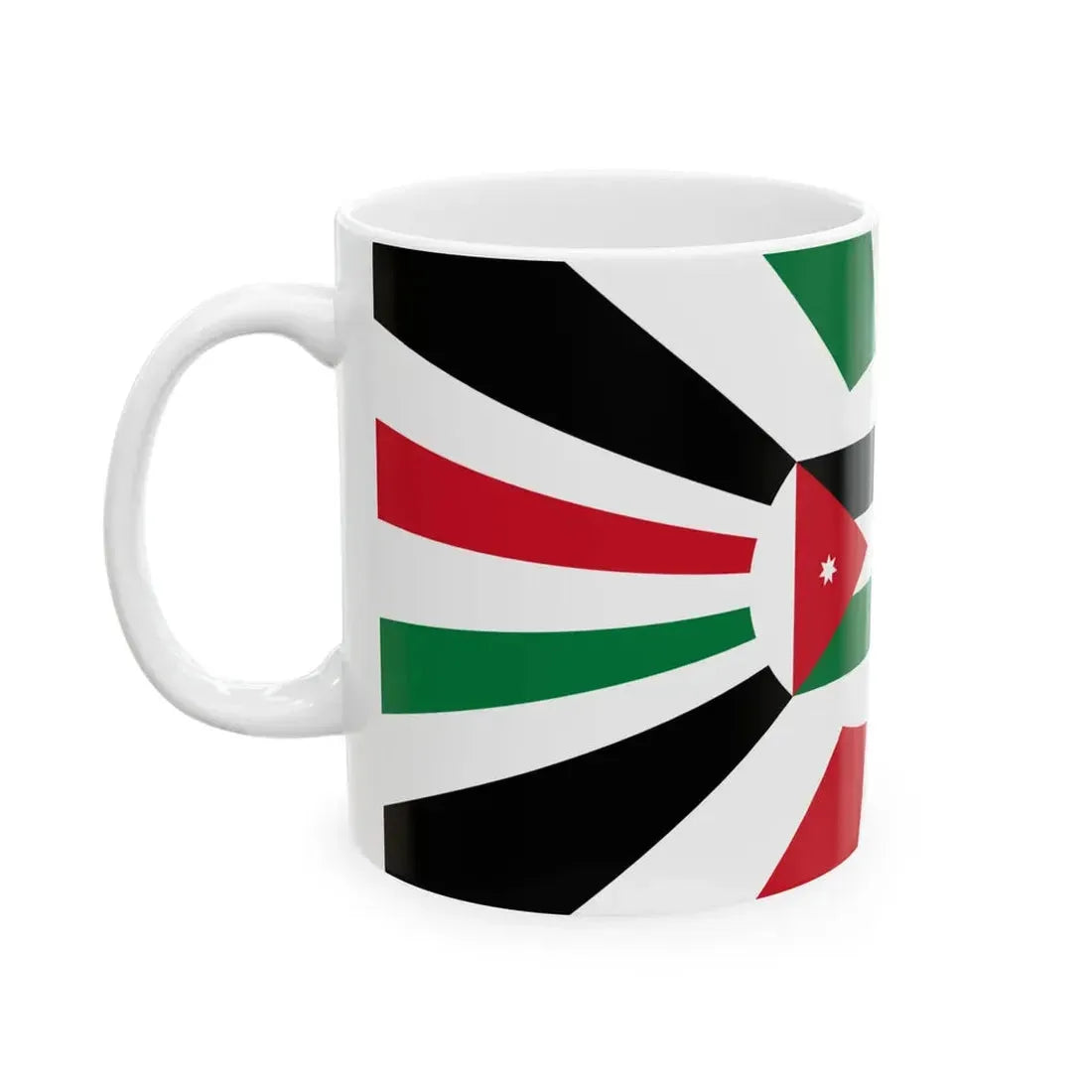 Standard of the Emir of Transjordan 1928-1939 (Jordan) White Coffee Mug - Go Mug Yourself