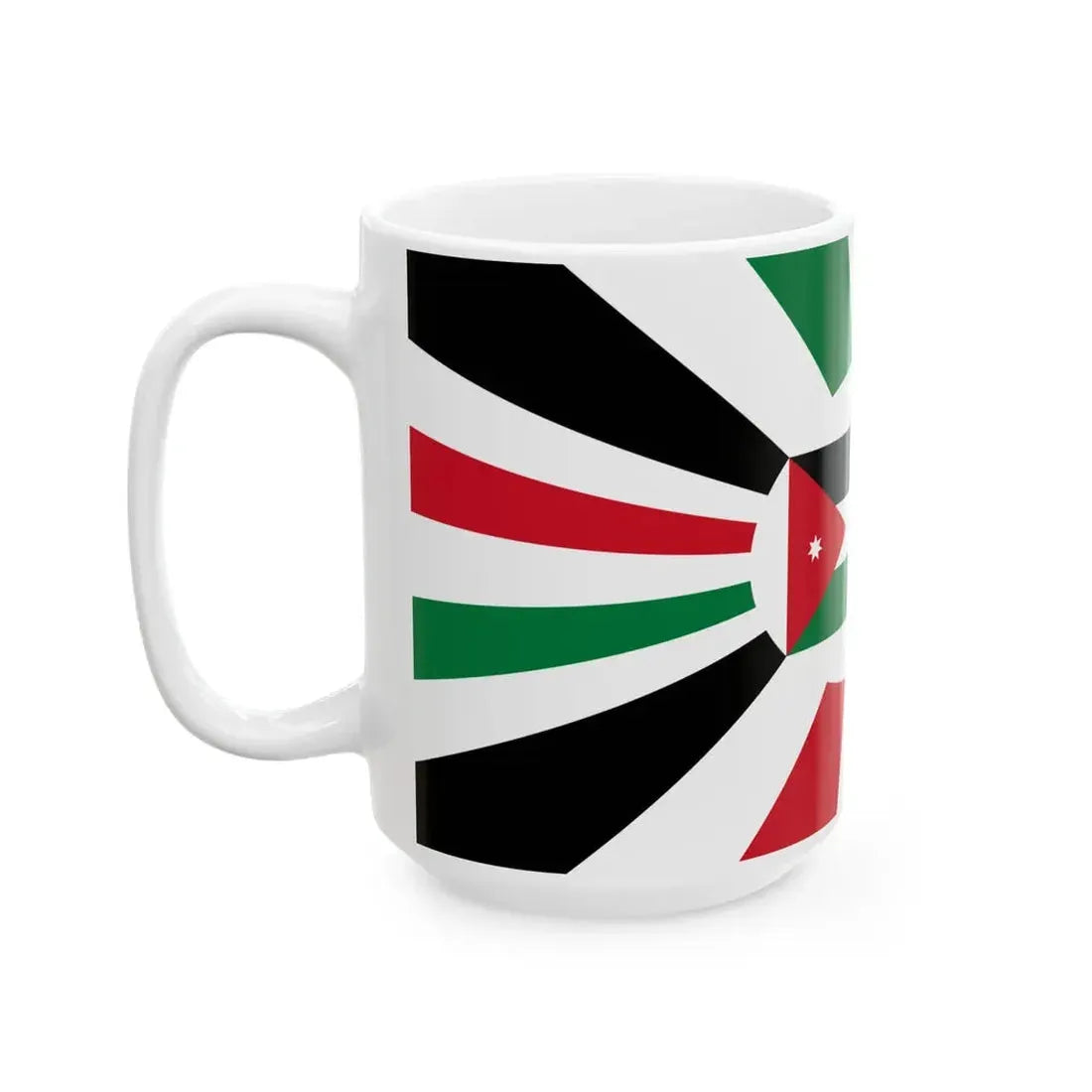 Standard of the Emir of Transjordan 1928-1939 (Jordan) White Coffee Mug - Go Mug Yourself