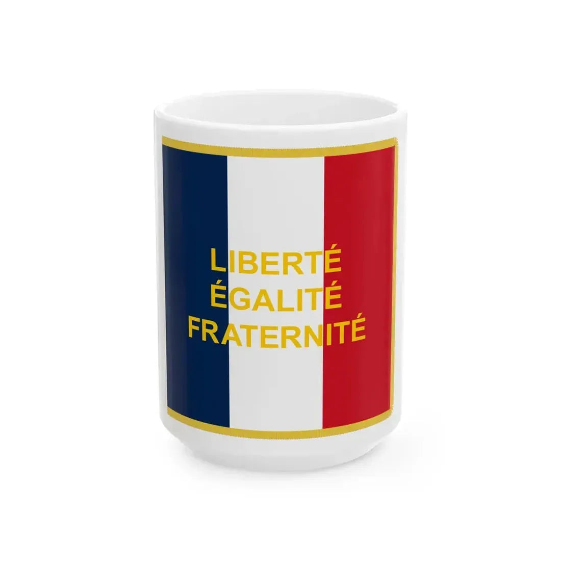 Standard of the French Community (Mauritania) White Coffee Mug 15oz - Go Mug Yourself