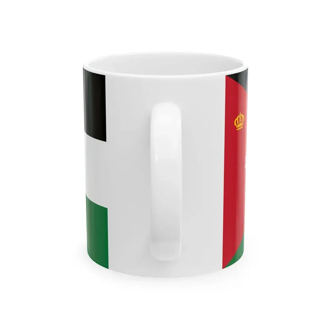 Standard of the King of Jordan (Jordan) White Coffee Mug - Go Mug Yourself