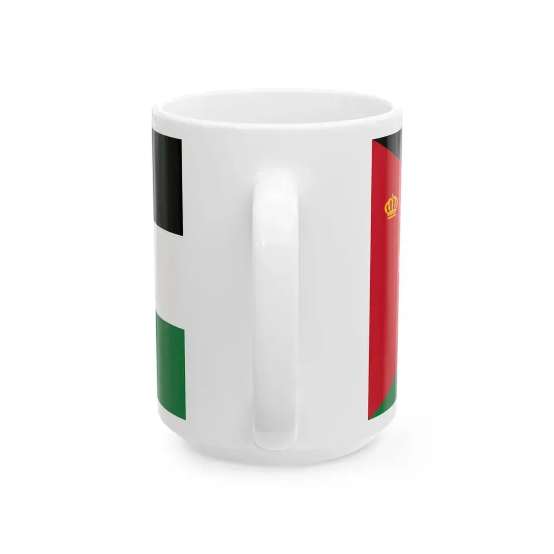 Standard of the King of Jordan (Jordan) White Coffee Mug - Go Mug Yourself