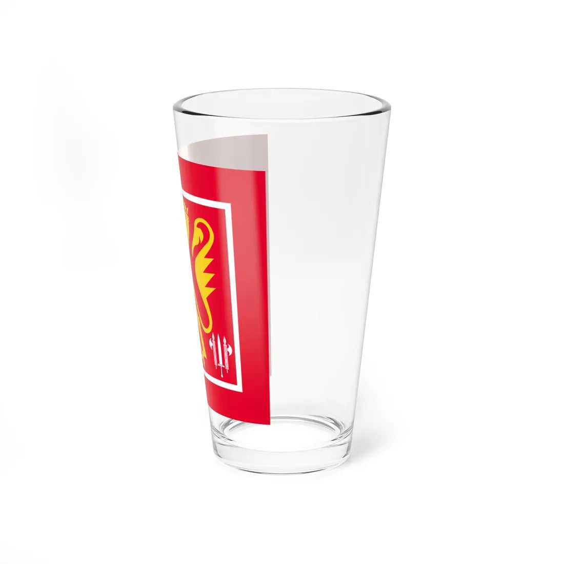 Standard of the Military Police Company Norway (Norway) Pint Glass 16oz - Go Mug Yourself