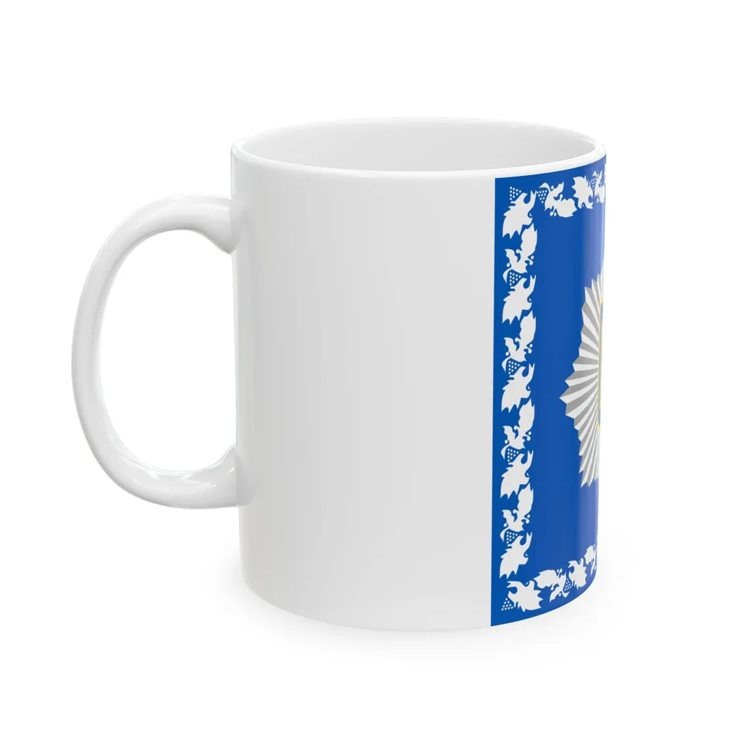 Standard of the Minister of Internal Affairs of Ukraine (Ukraine) White Coffee Mug - Go Mug Yourself