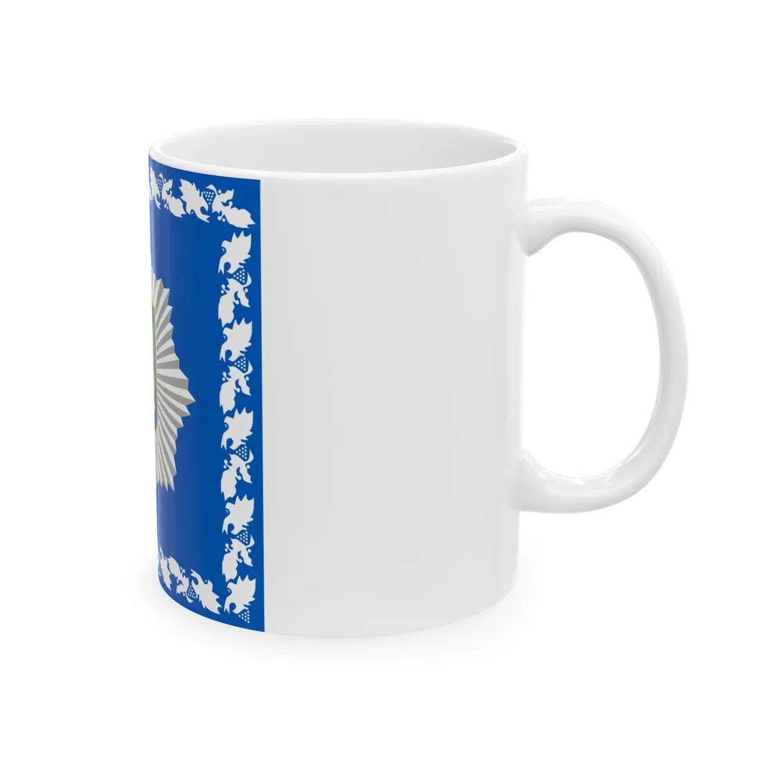Standard of the Minister of Internal Affairs of Ukraine (Ukraine) White Coffee Mug - Go Mug Yourself