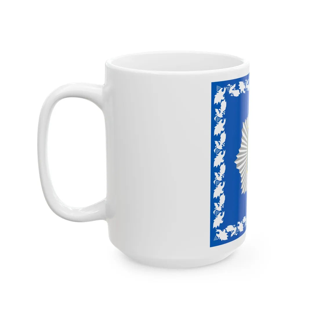 Standard of the Minister of Internal Affairs of Ukraine (Ukraine) White Coffee Mug - Go Mug Yourself