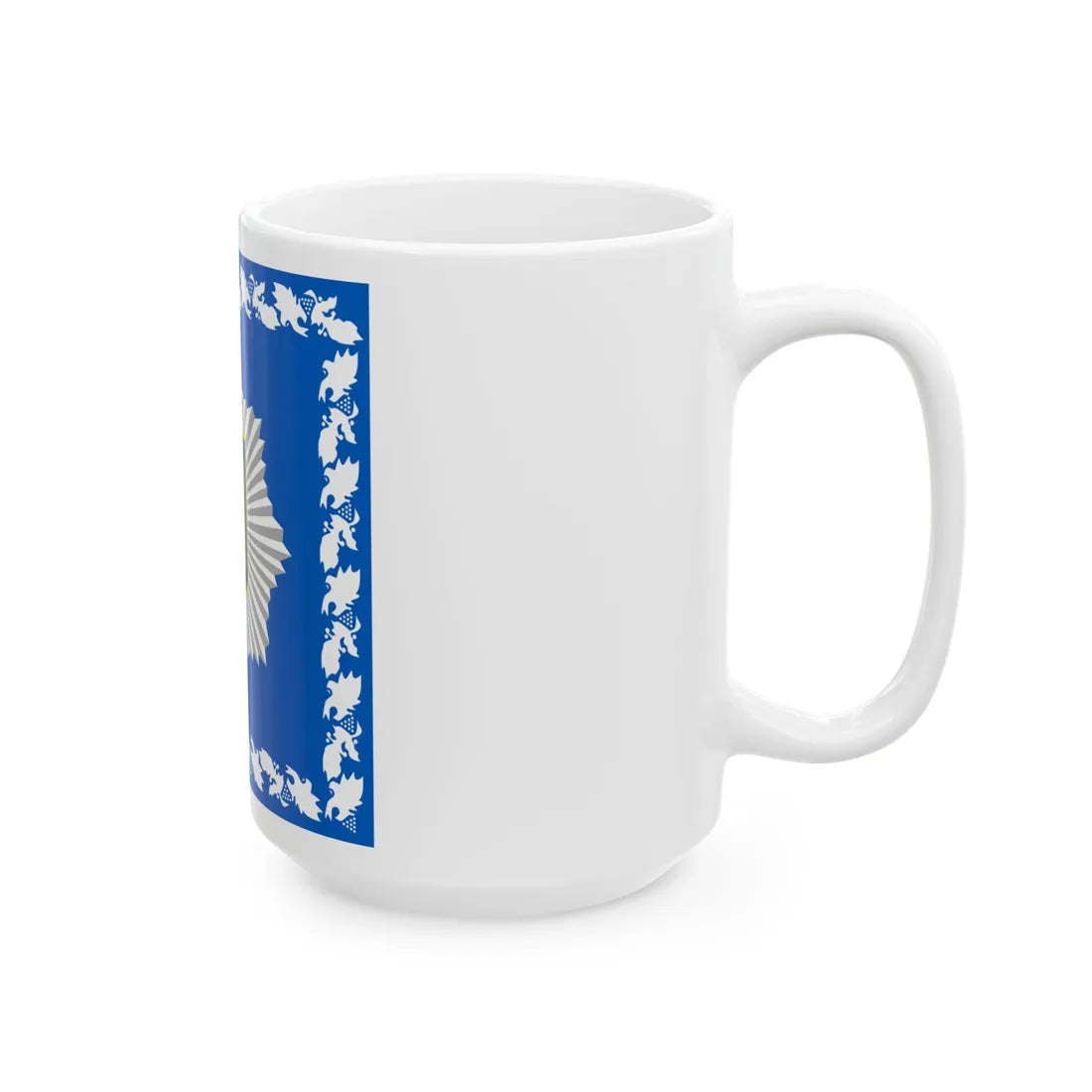 Standard of the Minister of Internal Affairs of Ukraine (Ukraine) White Coffee Mug - Go Mug Yourself