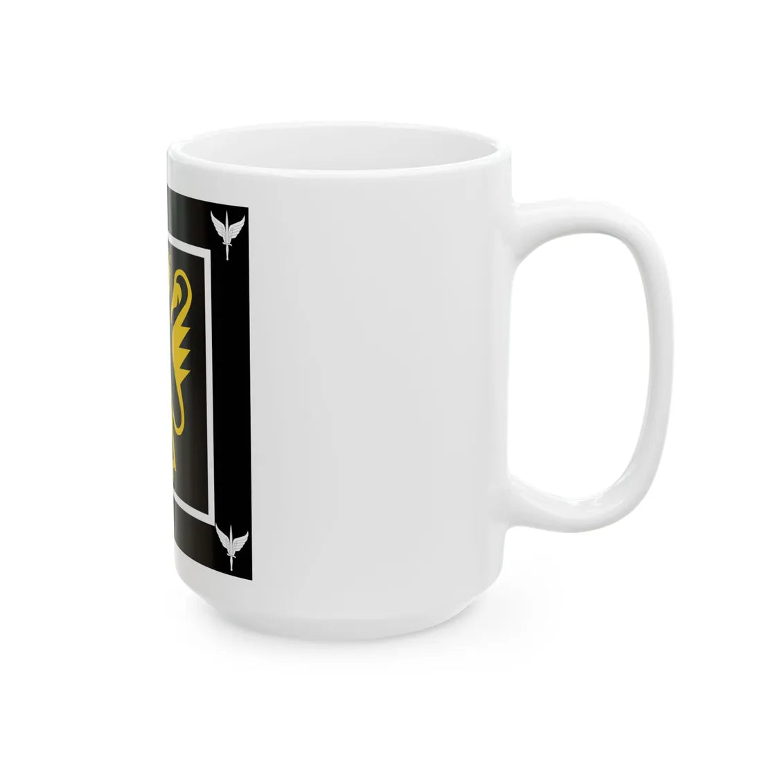 Standard of the Norwegian Special Operations Commando (Norway) White Coffee Mug - Go Mug Yourself