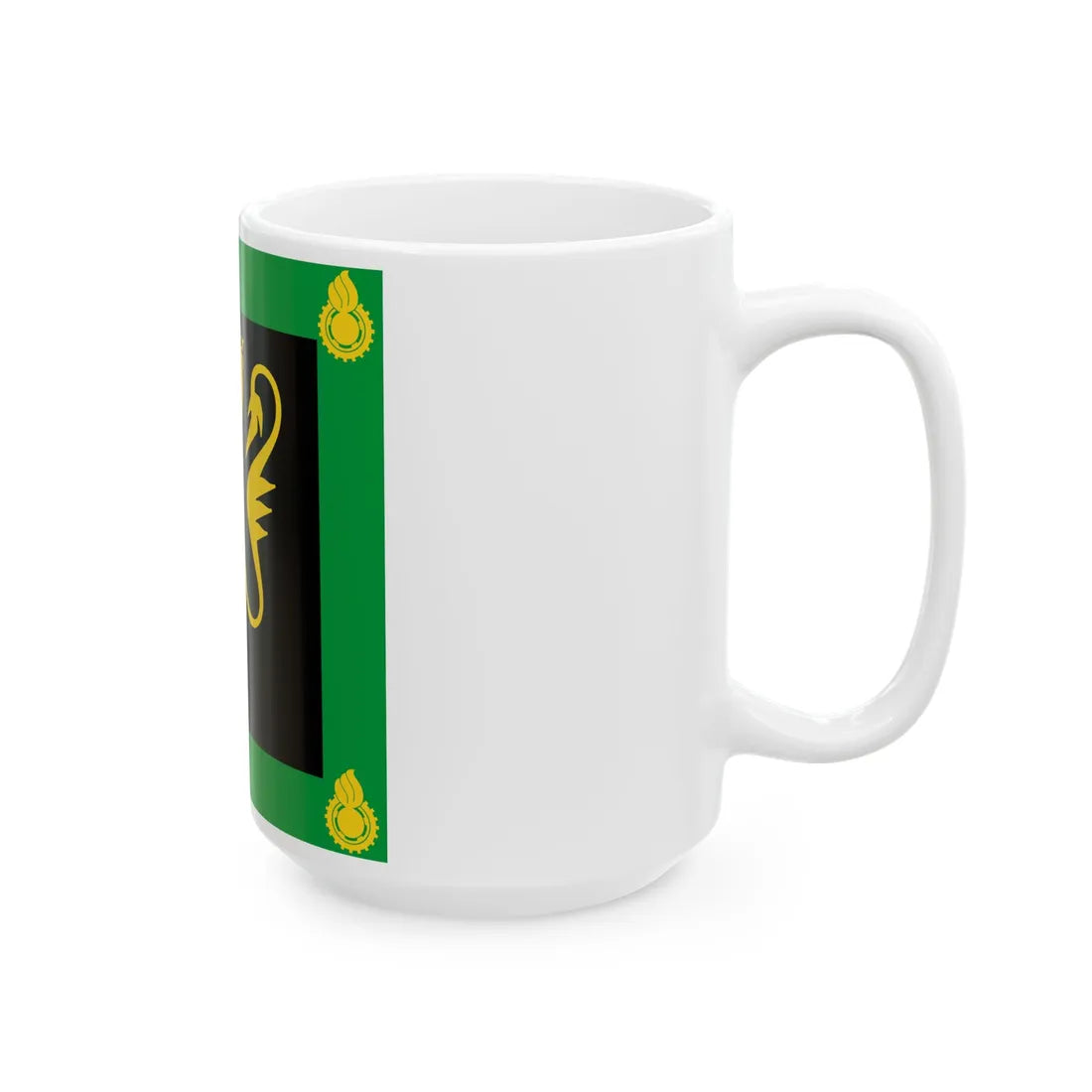 Standard of the Norwegian Weapons Technical Regiment (Norway) White Coffee Mug - Go Mug Yourself