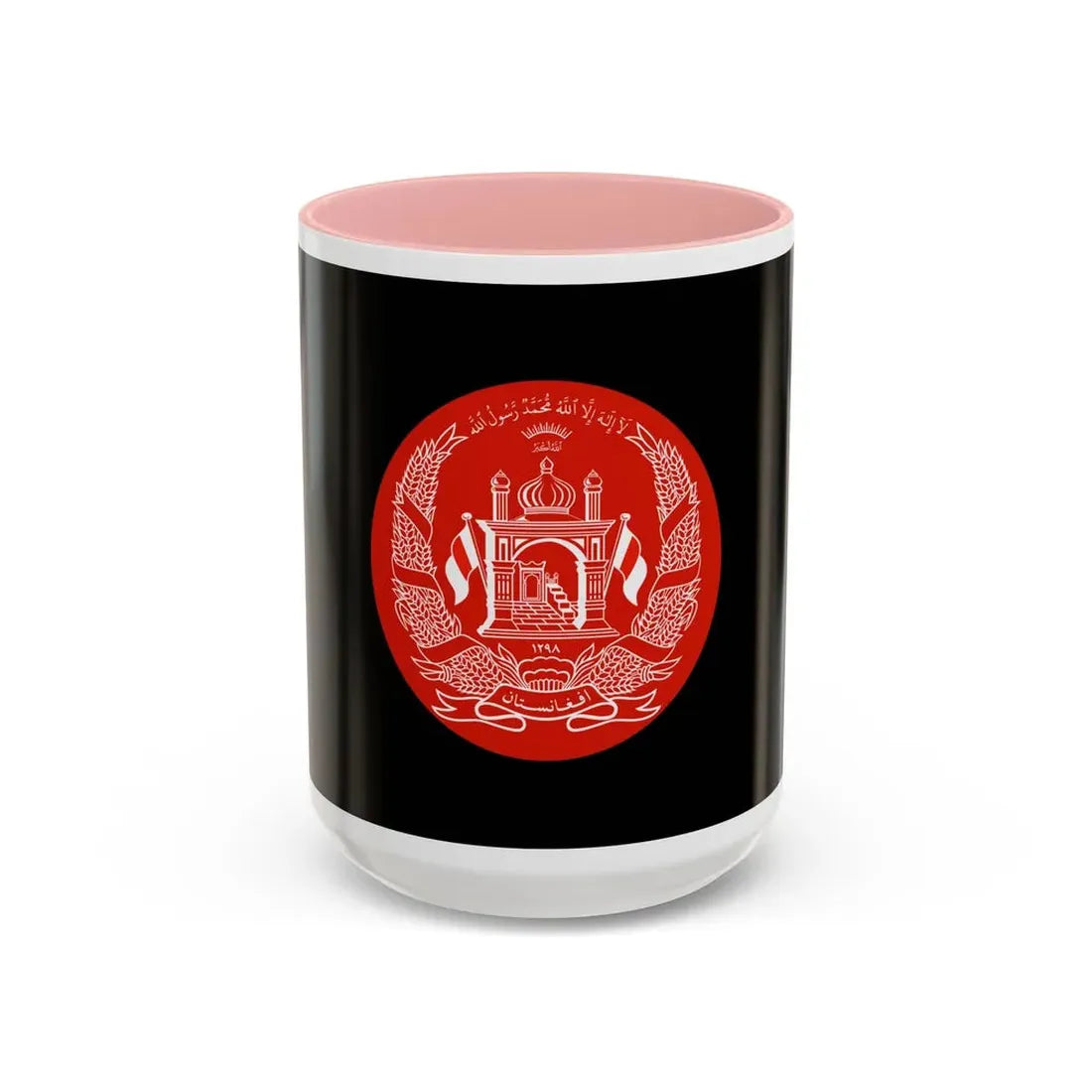 Standard of the President of Afghanistan - Accent Coffee Mug 15oz Pink - Go Mug Yourself