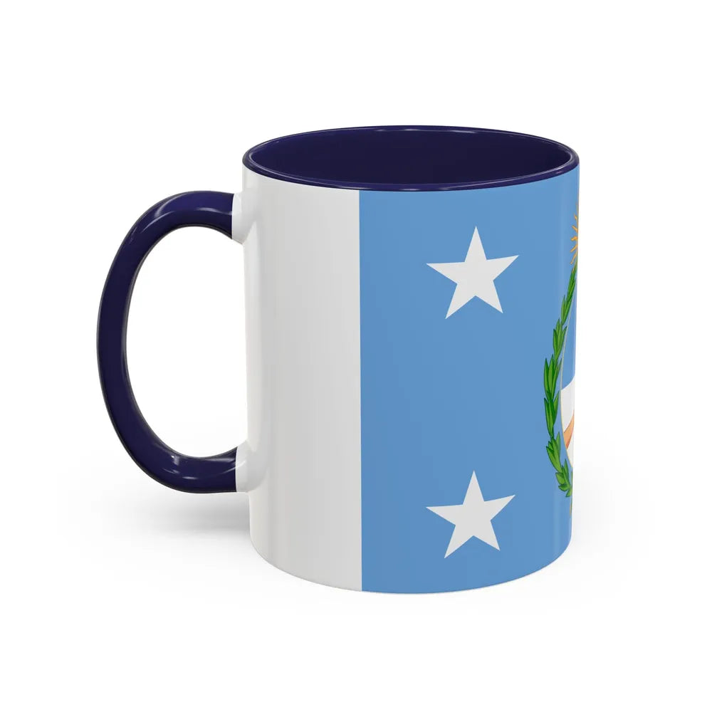 Standard of the President of Argentina Afloat - Accent Coffee Mug - Go Mug Yourself