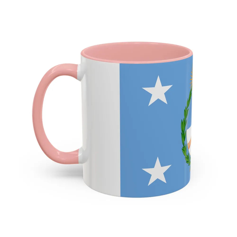 Standard of the President of Argentina Afloat - Accent Coffee Mug - Go Mug Yourself