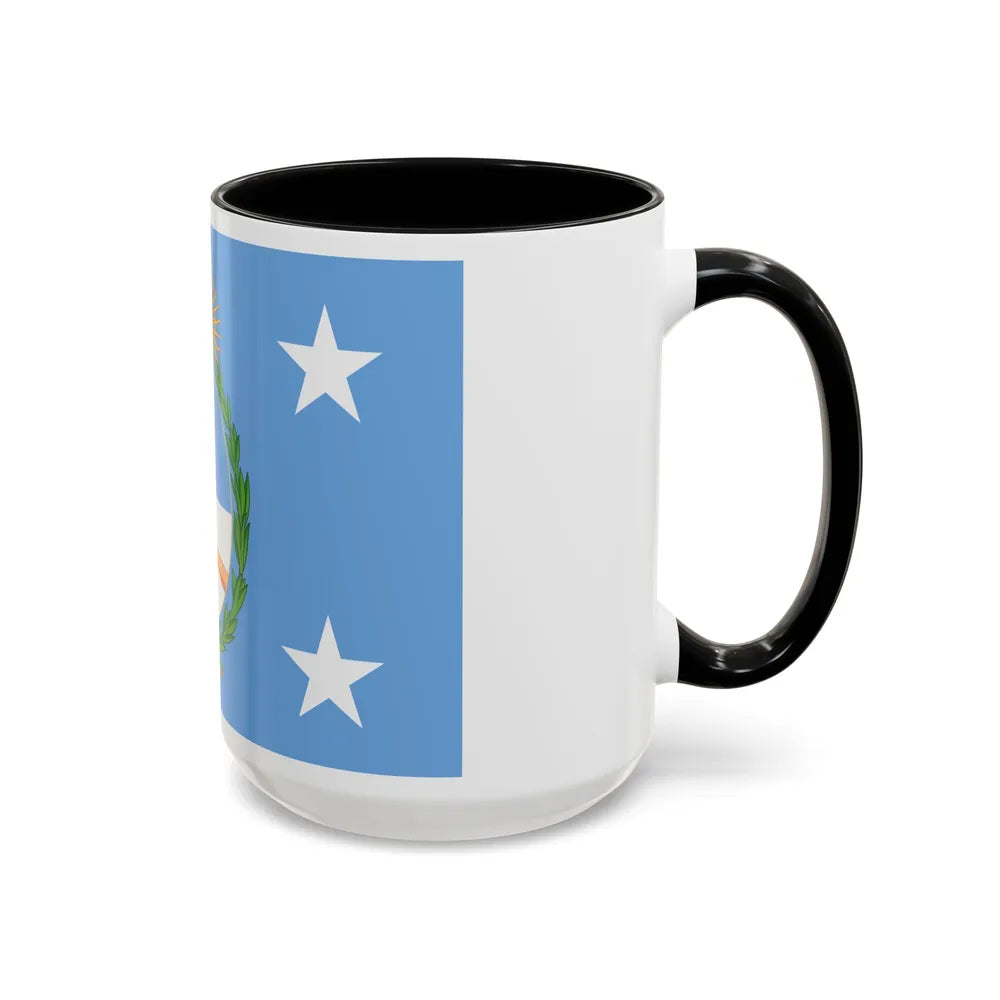 Standard of the President of Argentina Afloat - Accent Coffee Mug - Go Mug Yourself