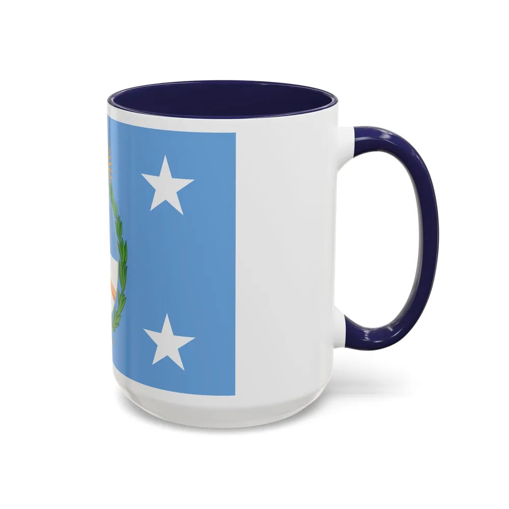 Standard of the President of Argentina Afloat - Accent Coffee Mug - Go Mug Yourself