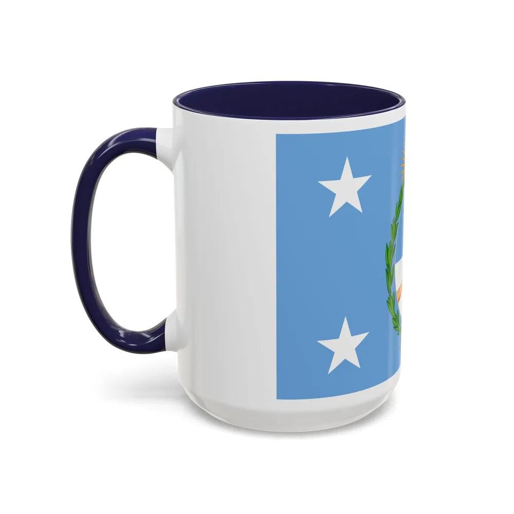 Standard of the President of Argentina Afloat - Accent Coffee Mug - Go Mug Yourself