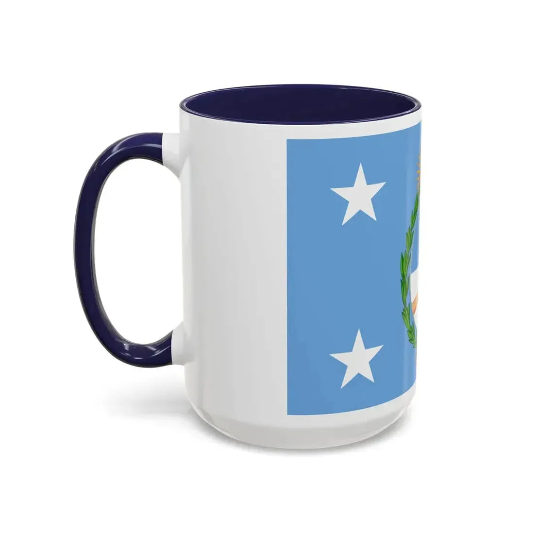 Standard of the President of Argentina Afloat - Accent Coffee Mug - Go Mug Yourself