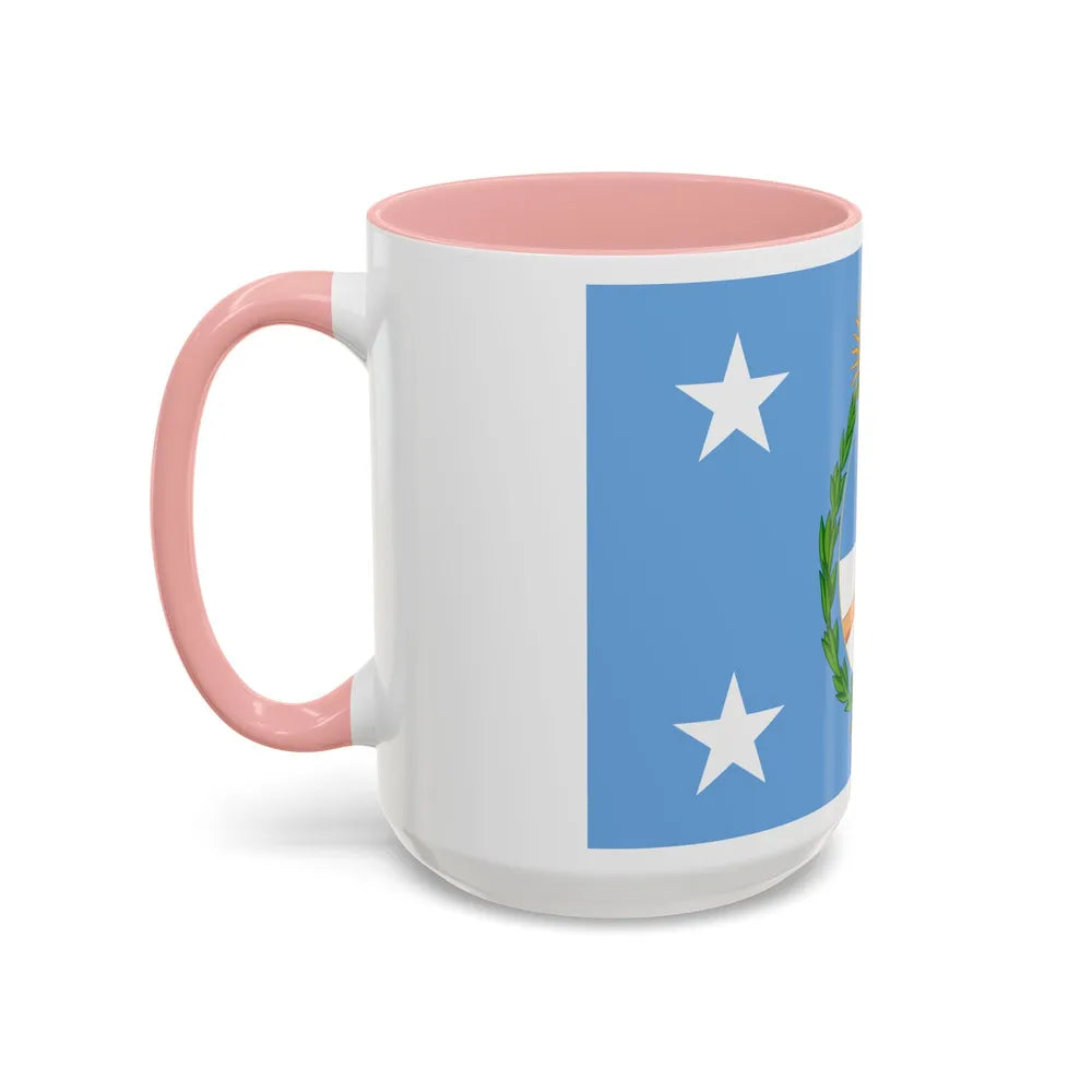 Standard of the President of Argentina Afloat - Accent Coffee Mug - Go Mug Yourself
