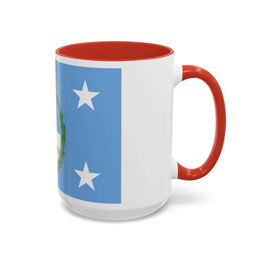 Standard of the President of Argentina Afloat - Accent Coffee Mug - Go Mug Yourself