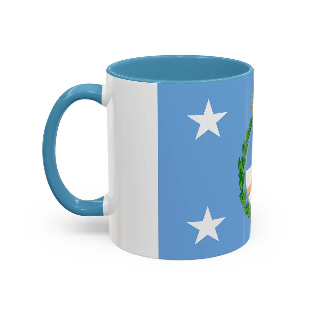 Standard of the President of Argentina Afloat - Accent Coffee Mug - Go Mug Yourself