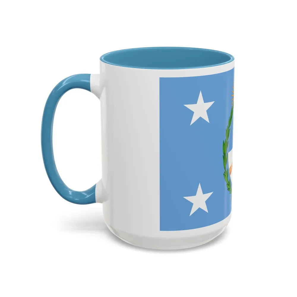 Standard of the President of Argentina Afloat - Accent Coffee Mug - Go Mug Yourself