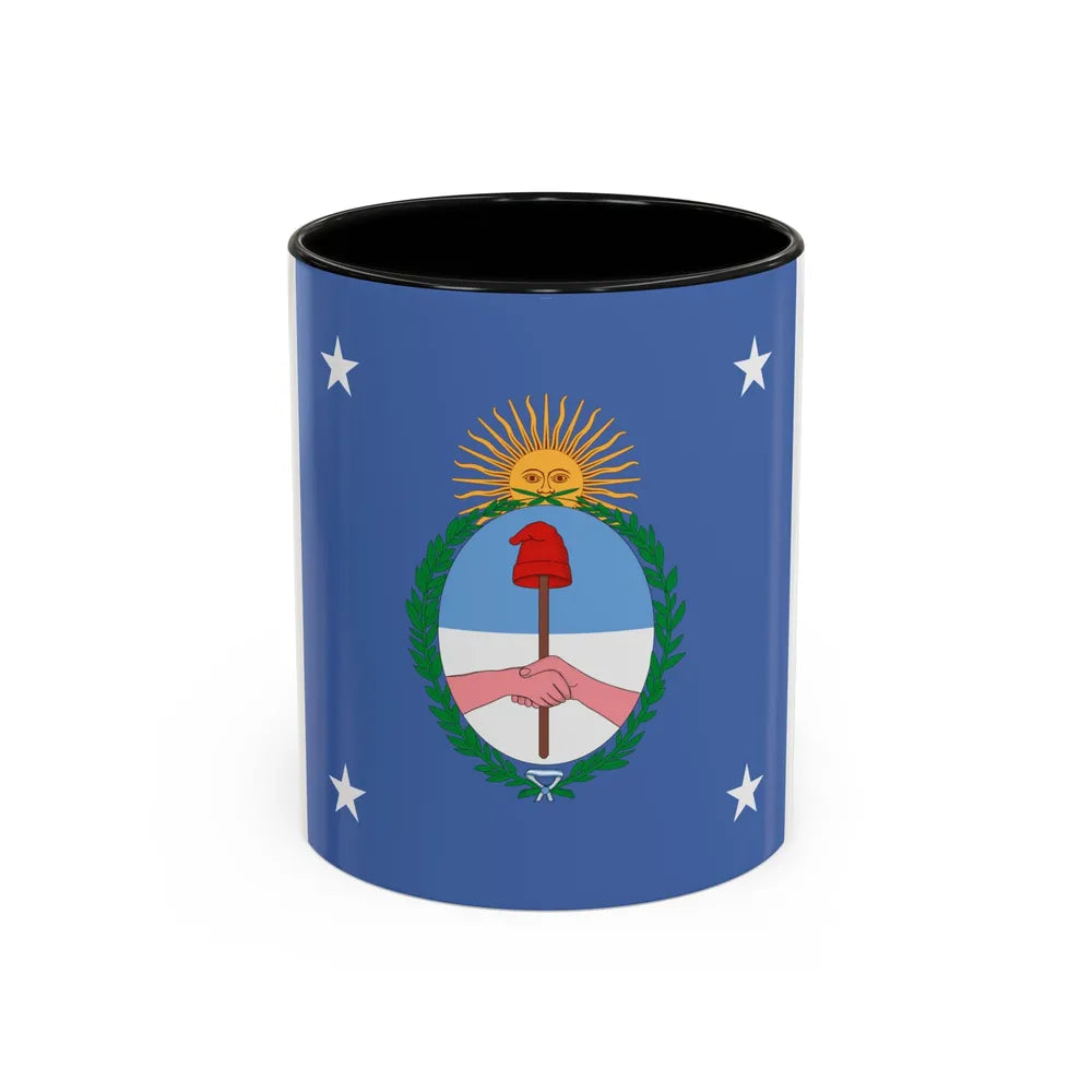 Standard of the President of Argentina Land - Accent Coffee Mug 11oz Black - Go Mug Yourself