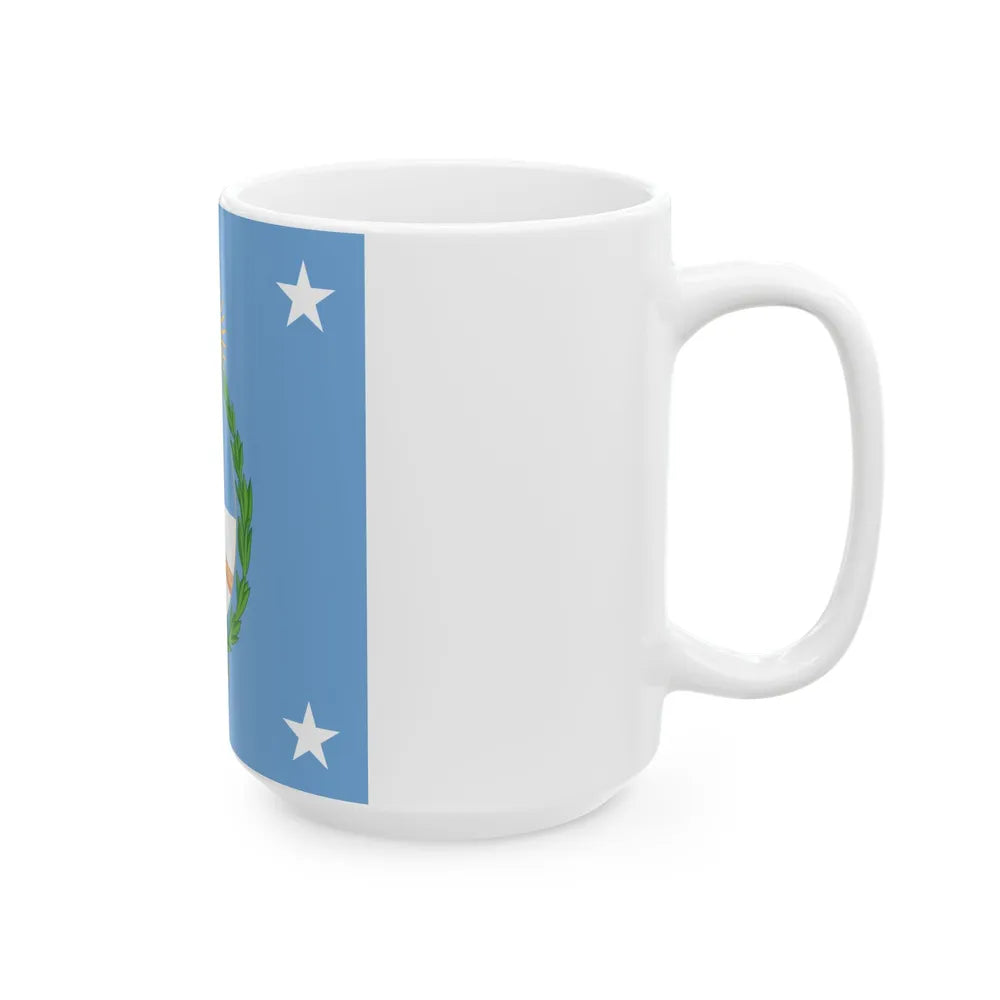 Standard of the President of Argentina Land (Argentina) White Coffee Mug - Go Mug Yourself