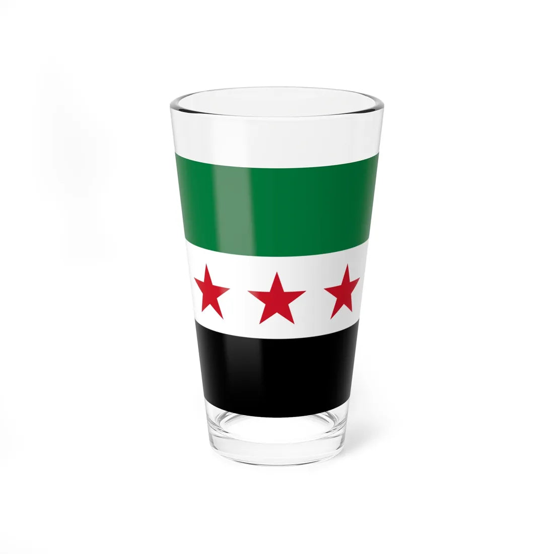 Standard of the President of Syria 1941-1958 19611963 2025present (Syria) Pint Glass 16oz 16oz - Go Mug Yourself