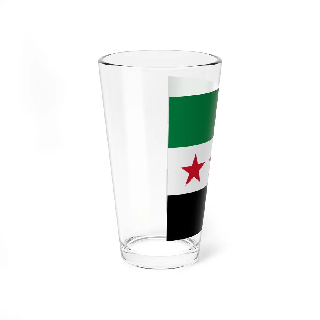 Standard of the President of Syria 1941-1958 19611963 2025present (Syria) Pint Glass 16oz - Go Mug Yourself