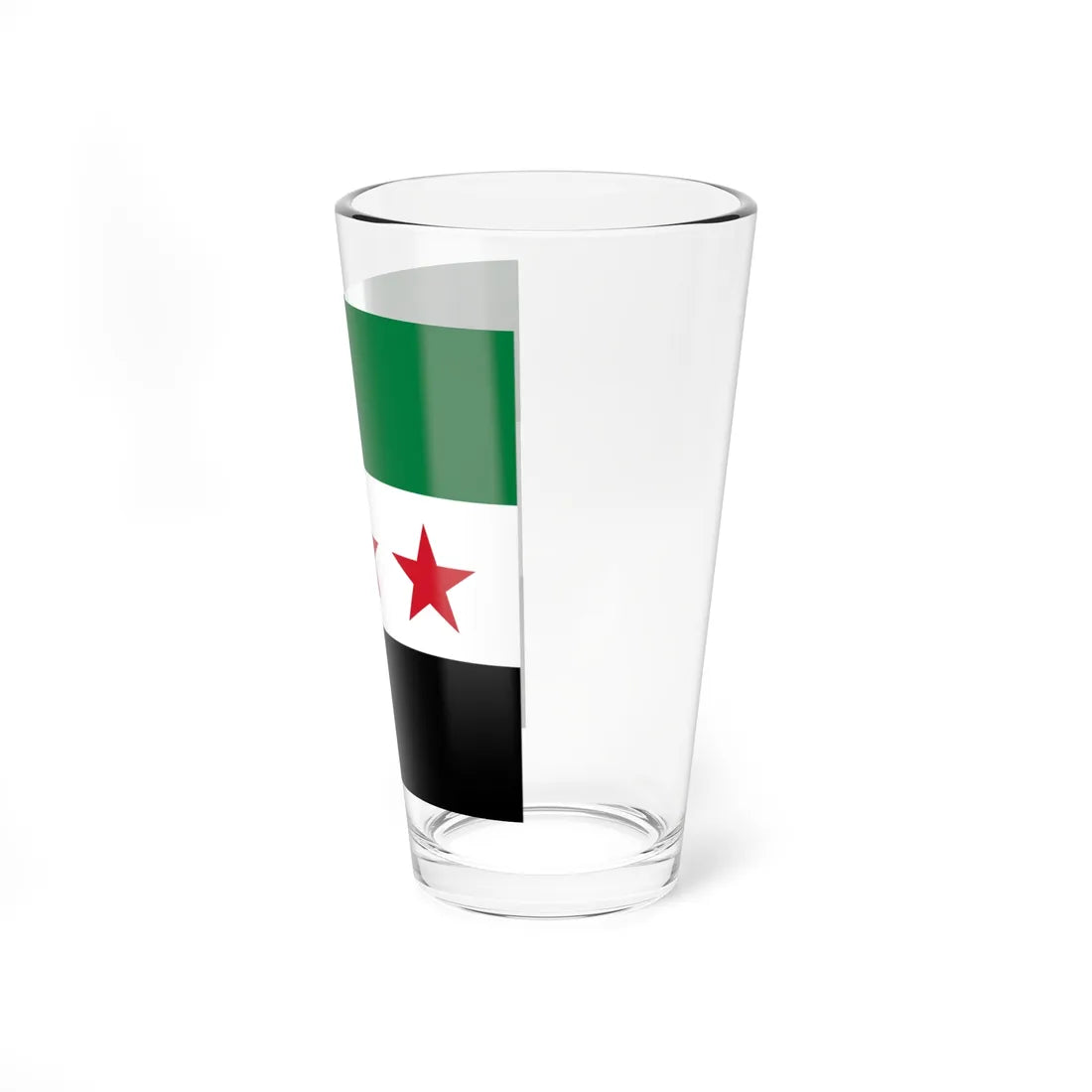 Standard of the President of Syria 1941-1958 19611963 2025present (Syria) Pint Glass 16oz - Go Mug Yourself
