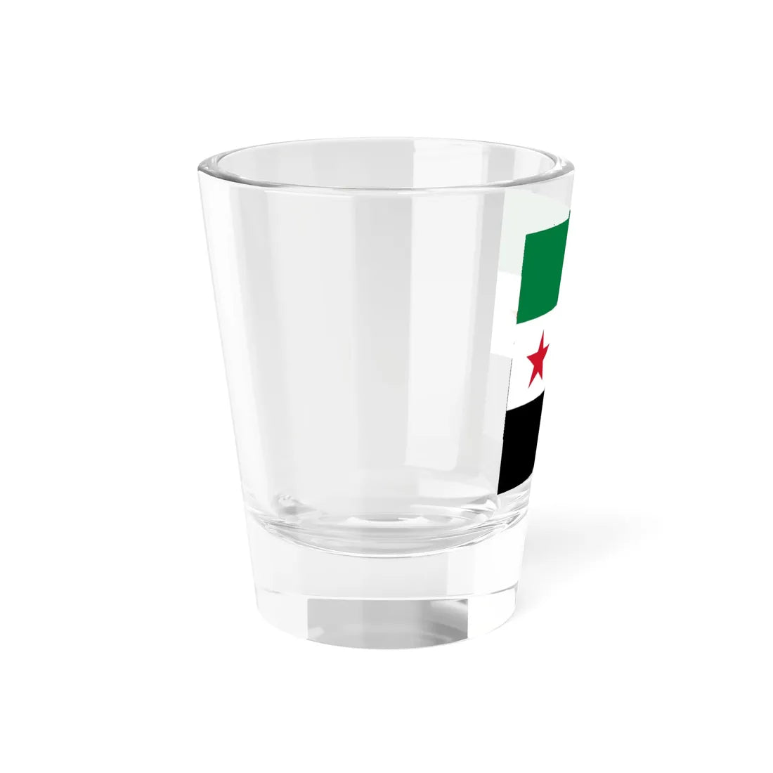 Standard of the President of Syria 1941-1958 19611963 2025present (Syria) Shot Glass 1.5oz - Go Mug Yourself