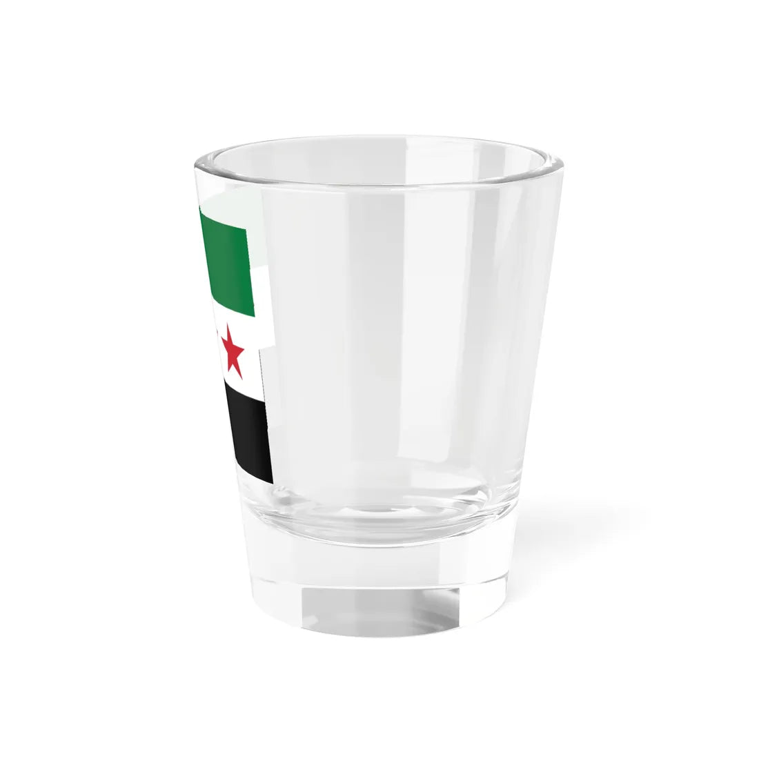 Standard of the President of Syria 1941-1958 19611963 2025present (Syria) Shot Glass 1.5oz - Go Mug Yourself