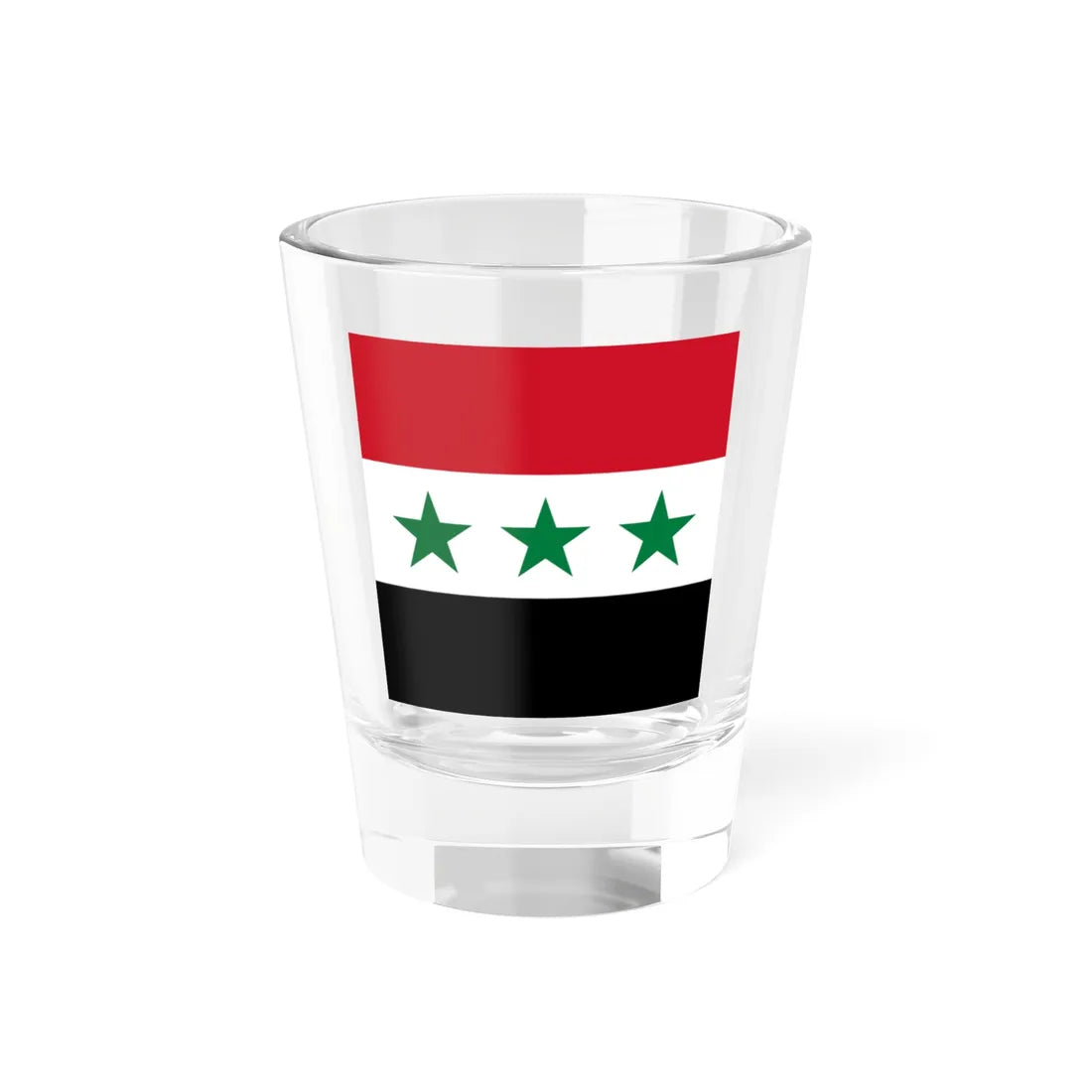 Standard of the President of Syria 1963-1972 (Syria) Shot Glass 1.5oz 1.5oz - Go Mug Yourself