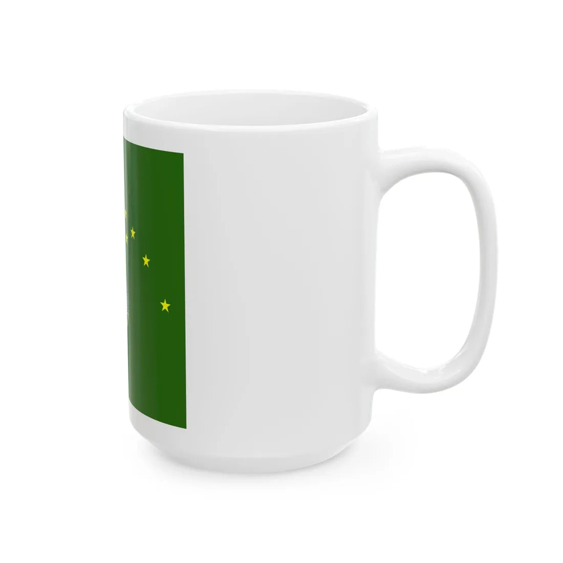 Standard of the President of the Republic of Adygea (Russia) White Coffee Mug - Go Mug Yourself