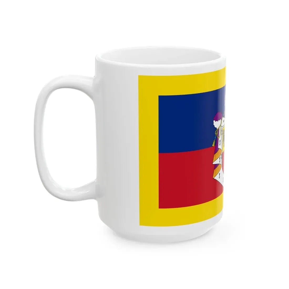 Standard of the Prince of Liechtenstein (Liechtenstein) White Coffee Mug - Go Mug Yourself