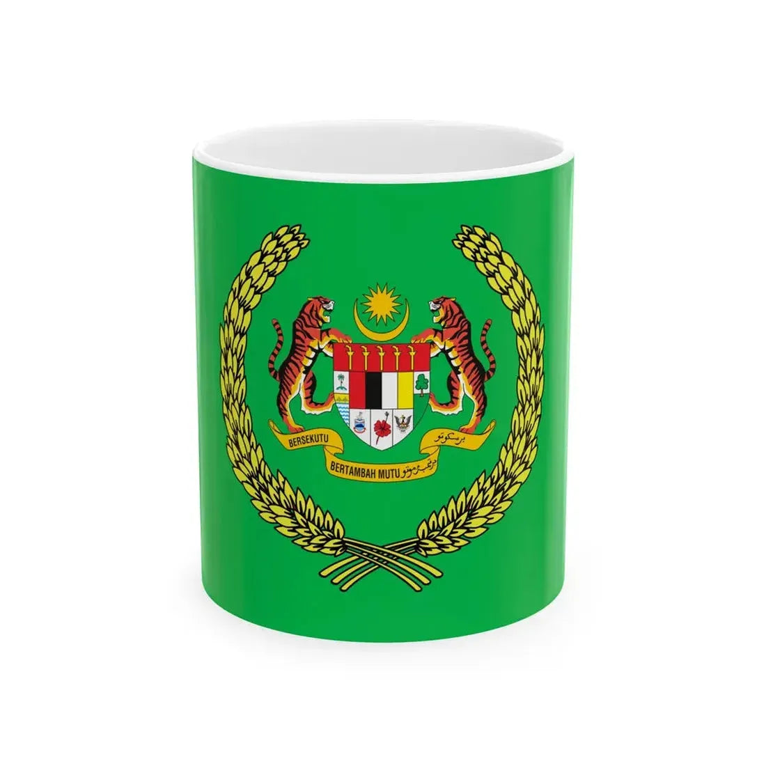 Standard of the Raja Permaisuri Agong 3-2 (Malaysia) White Coffee Mug 11oz - Go Mug Yourself