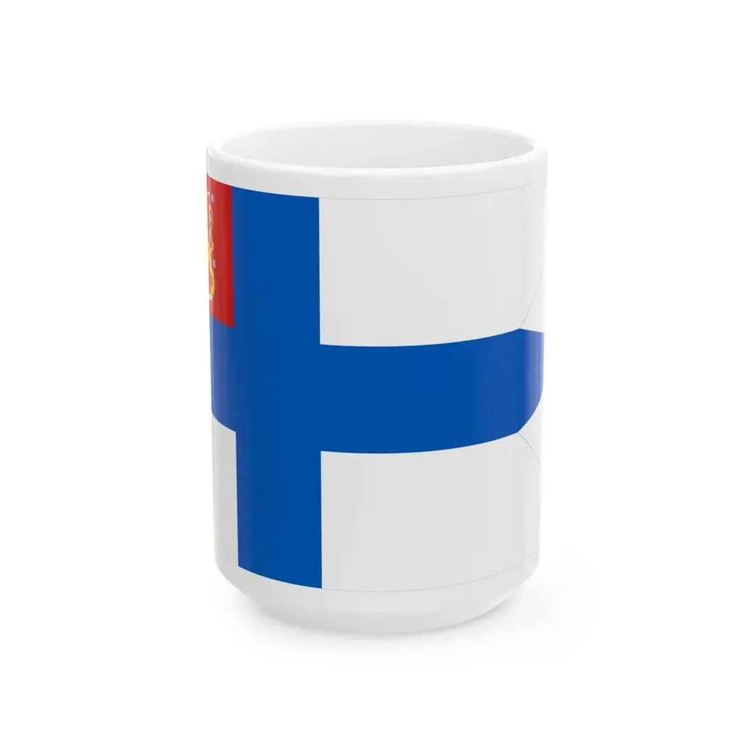 Standard of the Regent of Finland 1918-1919 (Finland) White Coffee Mug 15oz - Go Mug Yourself