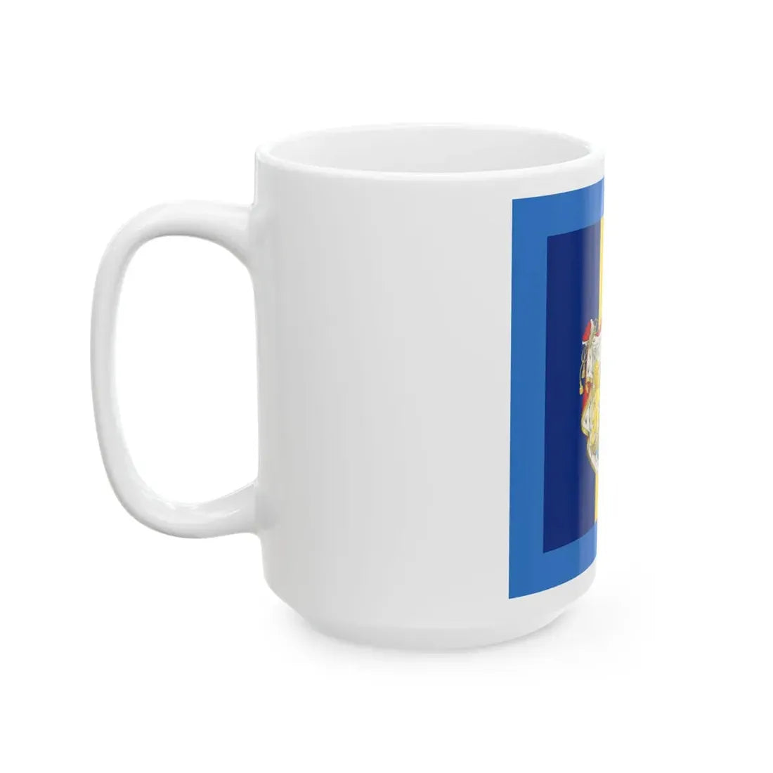 Standard of the Regent of Romania 1927-1930 (Oman) White Coffee Mug - Go Mug Yourself