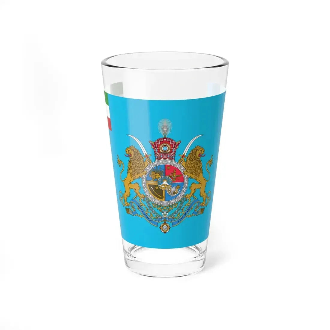 Standard of the Shahanshah of Iran (Iran) Pint Glass 16oz 16oz - Go Mug Yourself