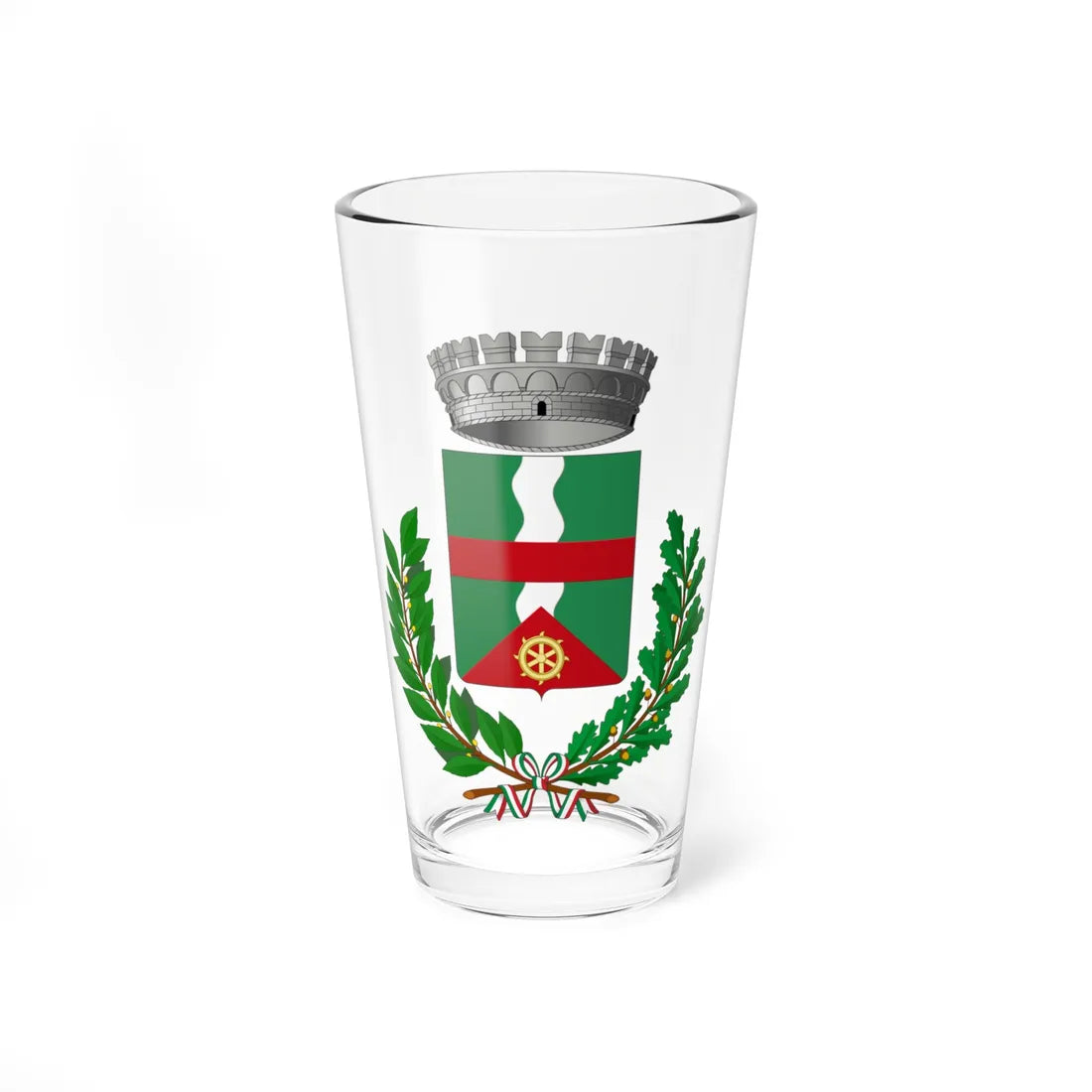 Stanghella-Stemma (Italy) (Coat of Arms) Pint Glass 16oz 16oz - Go Mug Yourself