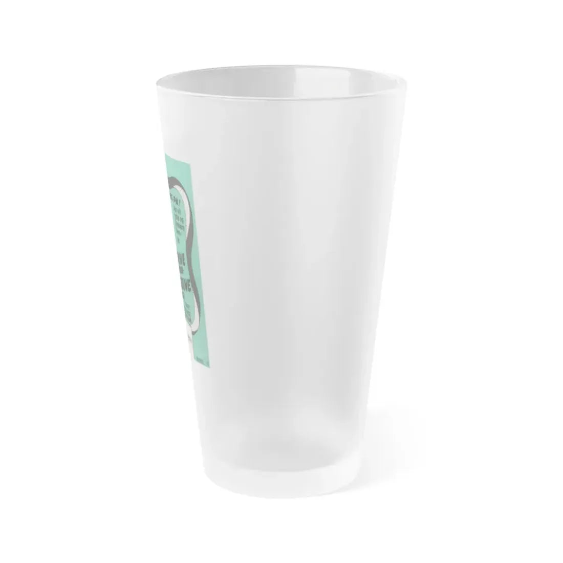 STANLEY (DANISH) 1972 Movie Poster - Frosted Pint Glass 16oz - Go Mug Yourself