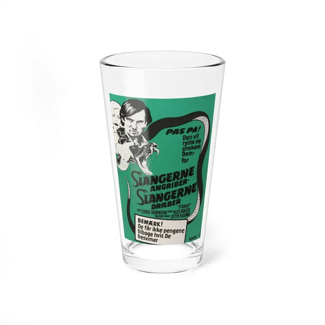 STANLEY (DANISH) 1972 Movie Poster - Pint Glass 16oz 16oz - Go Mug Yourself