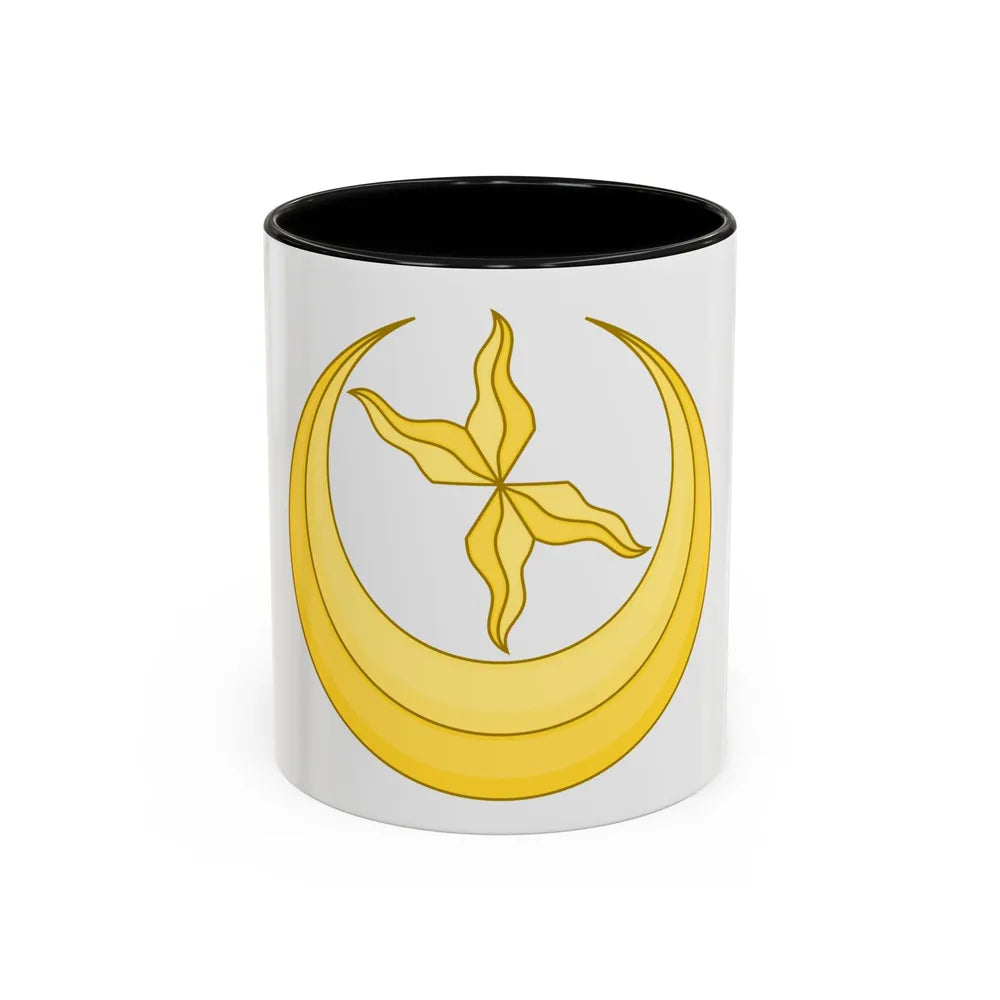 Star and Crescent Badge - Accent Coffee Mug-11oz-Black-Go Mug Yourself