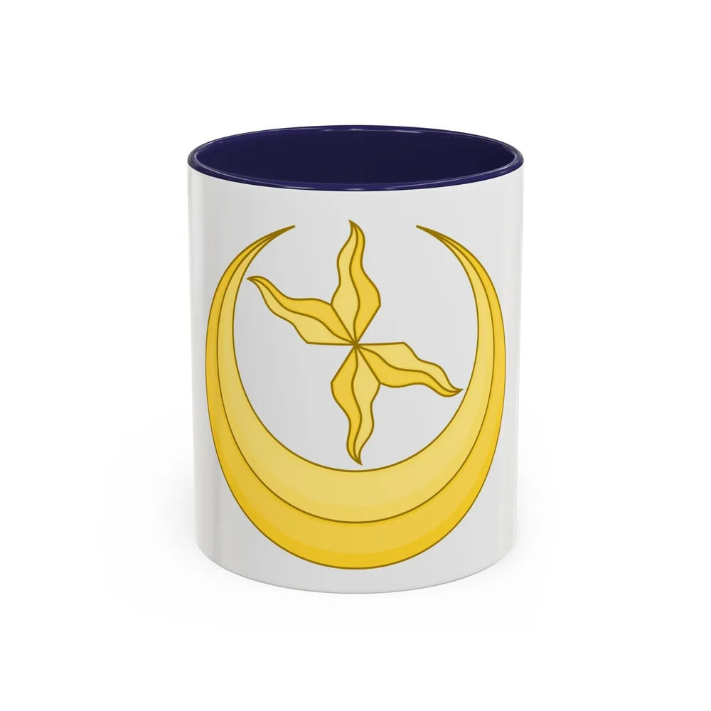Star and Crescent Badge - Accent Coffee Mug-11oz-Navy-Go Mug Yourself