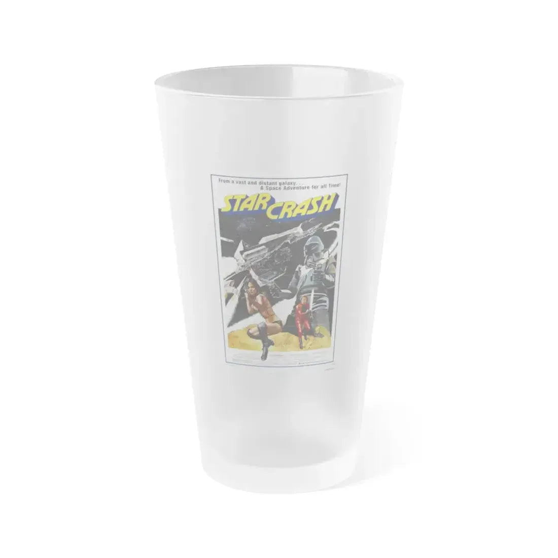 STAR CRASH (2) 1978 Movie Poster - Frosted Pint Glass 16oz 16oz Frosted - Go Mug Yourself