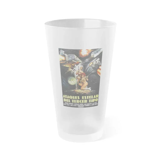 STAR CRASH (3) 1978 Movie Poster - Frosted Pint Glass 16oz 16oz Frosted - Go Mug Yourself