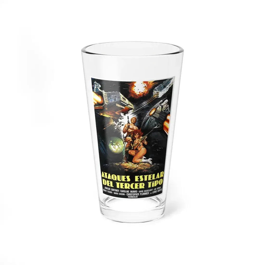 STAR CRASH (3) 1978 Movie Poster - Pint Glass 16oz 16oz - Go Mug Yourself