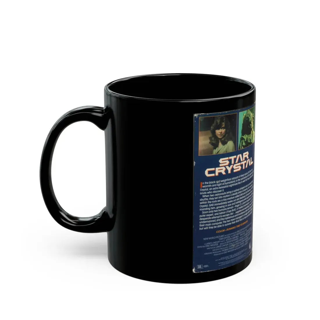 STAR CRYSTAL VERSION 2 (VHS COVER) - Black Coffee Mug - Go Mug Yourself
