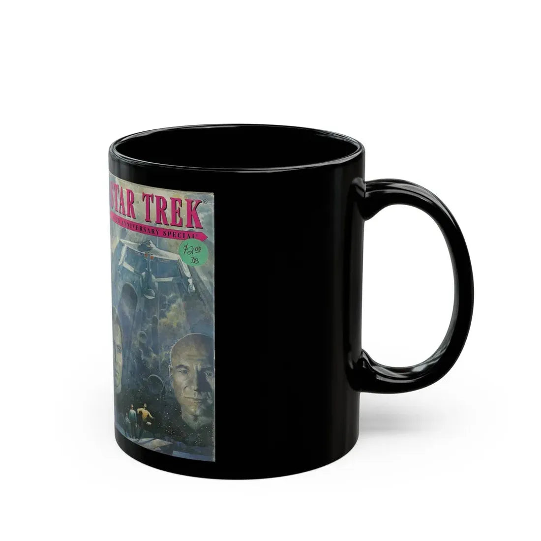 STAR TREK 25TH ANNIVERSARY SPECIAL (VHS COVER) - Black Coffee Mug - Go Mug Yourself