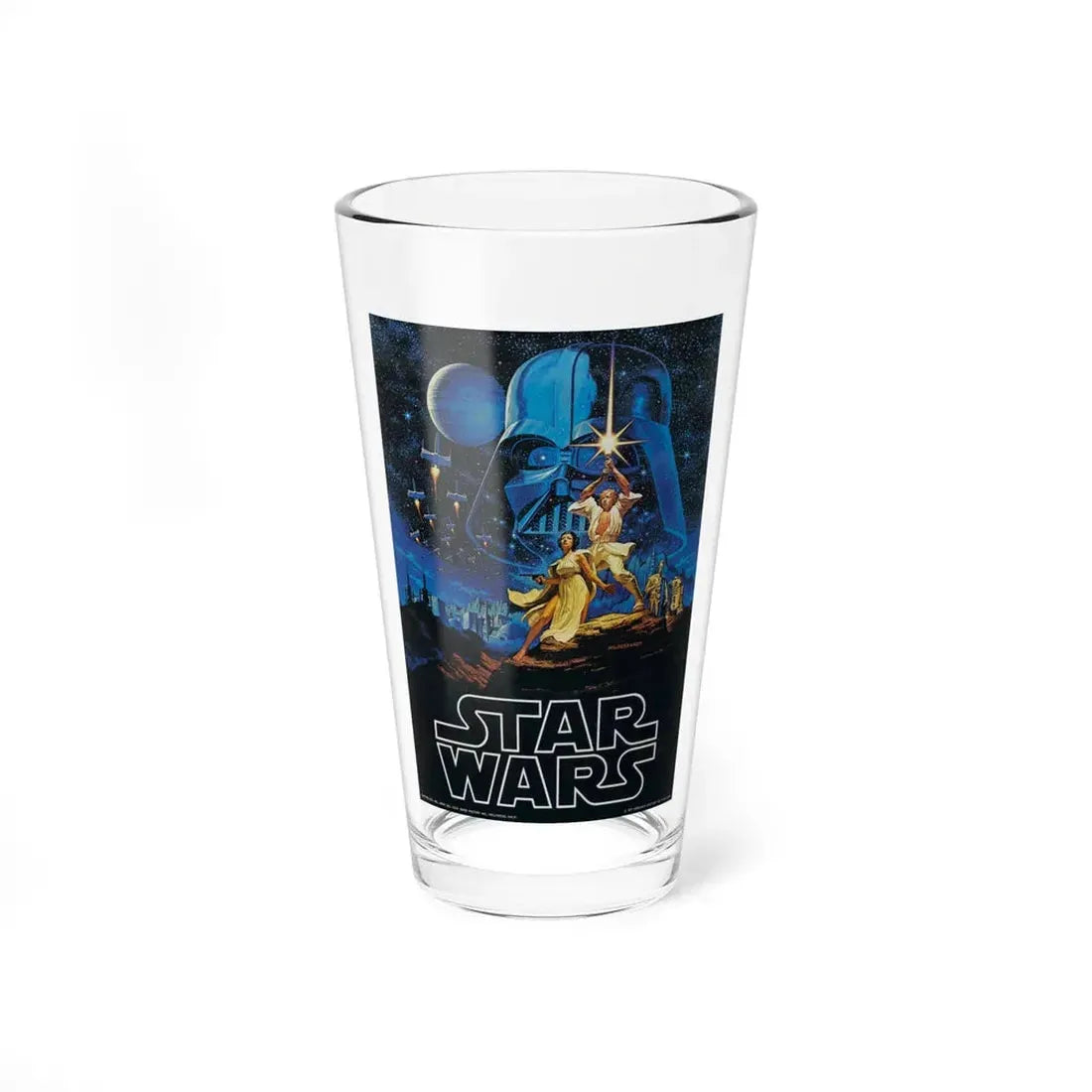STAR WARS (2) 1977 Movie Poster - Pint Glass 16oz 16oz - Go Mug Yourself